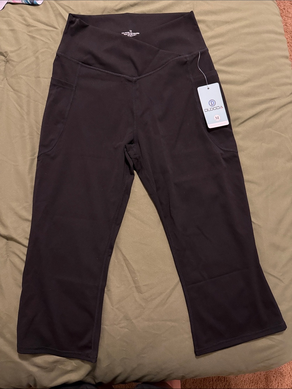 Black Active Capri Leggings
